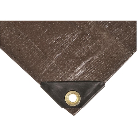 Harpster Extreme Duty Tarp, 1.8, Brown, Polyethylene BR4x20